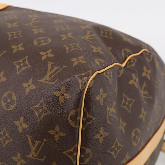LOUIS VUITTON Monogram Keepall Bandouliere 55 Boston Bag M41414 LV Auth hk4191V