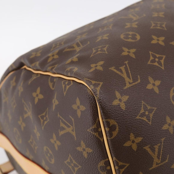 LOUIS VUITTON Monogram Keepall Bandouliere 55 Boston Bag M41414 LV Auth hk4191V