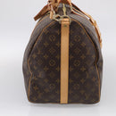 LOUIS VUITTON Monogram Keepall Bandouliere 55 Boston Bag M41414 LV Auth hk4191V-5