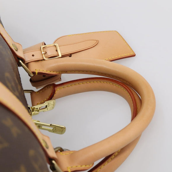 LOUIS VUITTON Monogram Keepall Bandouliere 55 Boston Bag M41414 LV Auth hk4191V