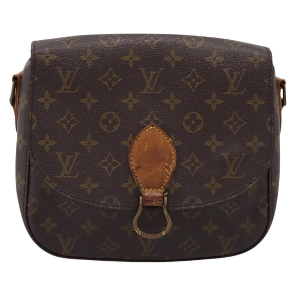 LOUIS VUITTON Monogram Saint Cloud GM Shoulder Bag M51242 LV Auth hk4193