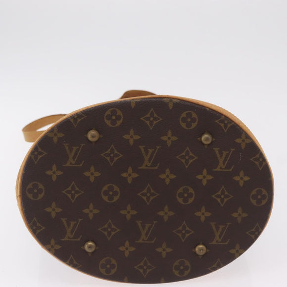 LOUIS VUITTON Monogram Bucket GM Shoulder Bag M42236 LV Auth hk4196