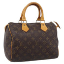 LOUIS VUITTON Monogram Speedy 25 Hand Bag M41528 LV Auth hk4198-1