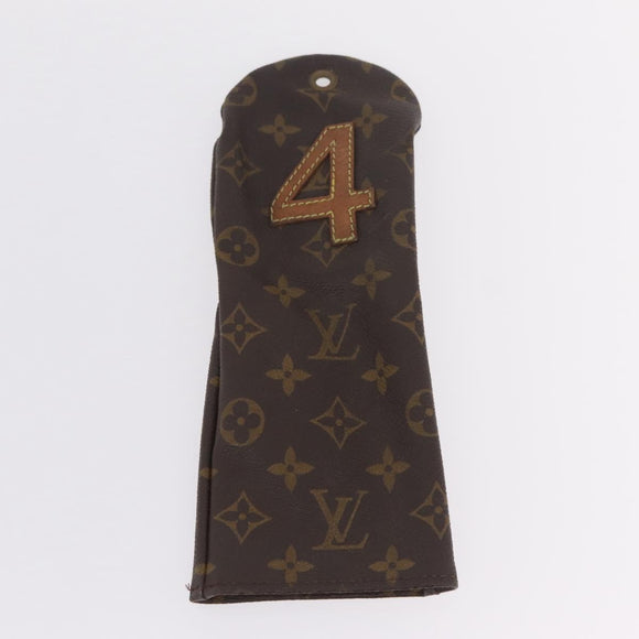LOUIS VUITTON Monogram Golf Head Cover 3 Set LV Auth hk4199