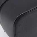 GUCCI Vanity Pouch Leather Black Silver 039 1705 0710 Auth hk4201-16