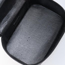 GUCCI Vanity Pouch Leather Black Silver 039 1705 0710 Auth hk4201-10