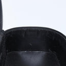 GUCCI Vanity Pouch Leather Black Silver 039 1705 0710 Auth hk4201-20