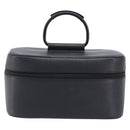 GUCCI Vanity Pouch Leather Black Silver 039 1705 0710 Auth hk4201-13