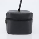 GUCCI Vanity Pouch Leather Black Silver 039 1705 0710 Auth hk4201-4