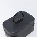 GUCCI Vanity Pouch Leather Black Silver 039 1705 0710 Auth hk4201-6