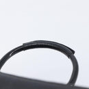 GUCCI Vanity Pouch Leather Black Silver 039 1705 0710 Auth hk4201-14
