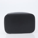 GUCCI Vanity Pouch Leather Black Silver 039 1705 0710 Auth hk4201-5