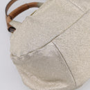 Chloe Etel Hand Bag Leather 2way Gold Auth hk4203-18