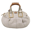 Chloe Etel Hand Bag Leather 2way Gold Auth hk4203-13