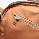 CELINE Macadam Canvas Shoulder Bag PVC Leather Brown Gold Auth hk4205-25