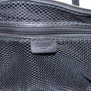 Christian Dior Trotter Canvas Hand Bag Black Silver Auth hk4206A-18