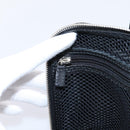 Christian Dior Trotter Canvas Hand Bag Black Silver Auth hk4206A-21