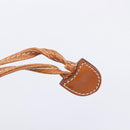 CELINE Macadam Canvas Backpack PVC Leather Brown Gold Auth hk4209-23