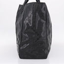 GUCCI GG Implementation Hand Bag PVC Leather Black Silver Auth hk4211A-5
