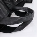 GUCCI GG Implementation Hand Bag PVC Leather Black Silver Auth hk4211A-7