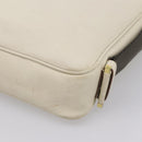 GUCCI Shoulder Bag Leather Beige Gold 92732 Auth hk4212-10