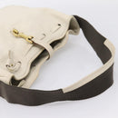 GUCCI Shoulder Bag Leather Beige Gold 92732 Auth hk4212-7