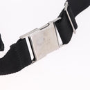 GUCCI GG Canvas Waist bag Black Silver 28566 Auth hk4213V-10