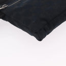 GUCCI GG Canvas Waist bag Black Silver 28566 Auth hk4213V-14