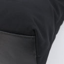GUCCI Hand Bag Nylon Outlet Black Silver Auth hk4214-15