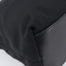 GUCCI Hand Bag Nylon Outlet Black Silver Auth hk4214-16