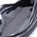 GUCCI Hand Bag Nylon Outlet Black Silver Auth hk4214-11