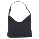 GUCCI Hand Bag Nylon Outlet Black Silver Auth hk4214-13