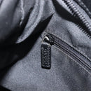 GUCCI Hand Bag Nylon Outlet Black Silver Auth hk4214-22