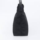 GUCCI Hand Bag Nylon Outlet Black Silver Auth hk4214-3