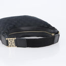 GUCCI GG Canvas Hand Bag Black Gold 145811 Auth hk4216-10
