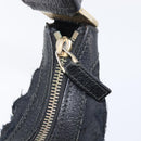 GUCCI GG Canvas Hand Bag Black Gold 145811 Auth hk4216-23