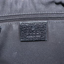 GUCCI GG Canvas Hand Bag Black Gold 145811 Auth hk4216-24
