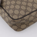 GUCCI GG Supreme Shoulder Bag PVC Beige Gold 233268 Auth hk4217-11