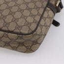 GUCCI GG Supreme Shoulder Bag PVC Beige Gold 233268 Auth hk4217-12