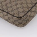 GUCCI GG Supreme Shoulder Bag PVC Beige Gold 233268 Auth hk4217-13