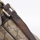 GUCCI GG Supreme Shoulder Bag PVC Beige Gold 233268 Auth hk4217-14