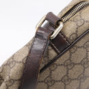 GUCCI GG Supreme Shoulder Bag PVC Beige Gold 233268 Auth hk4217-15