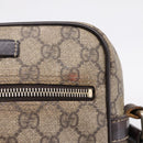 GUCCI GG Supreme Shoulder Bag PVC Beige Gold 233268 Auth hk4217-17