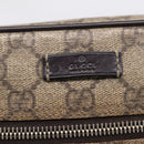 GUCCI GG Supreme Shoulder Bag PVC Beige Gold 233268 Auth hk4217-18