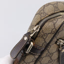 GUCCI GG Supreme Shoulder Bag PVC Beige Gold 233268 Auth hk4217-19