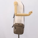 GUCCI GG Supreme Shoulder Bag PVC Beige Gold 233268 Auth hk4217-26