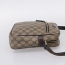 GUCCI GG Supreme Shoulder Bag PVC Beige Gold 233268 Auth hk4217-5