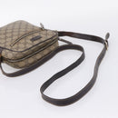 GUCCI GG Supreme Shoulder Bag PVC Beige Gold 233268 Auth hk4217-7