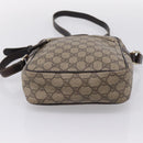GUCCI GG Supreme Shoulder Bag PVC Beige Gold 233268 Auth hk4217-9