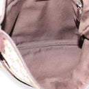GUCCI GG Canvas Shoulder Bag Beige Silver 145857 Auth hk4220-16